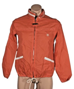 Weather Tamer Vintage Herren Gr. Medium Bootfahren Windjacke rot Regen Reißverschluss Kapuze - Bild 1 von 9