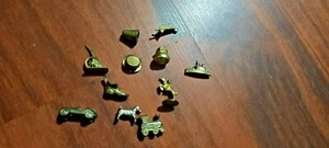 1985 Monopoly Deluxe Edition Replacement Gold Tone 11 Tokens fast free shipping  - Picture 1 of 1