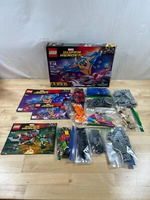 LEGO SETS: 76081 THE MILANO VS. THE ABILISK & 76079 RAVAGER ATTACK - NO FIGURES - Image 1 of 4