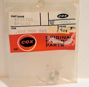 COX Original Factory RC Plane Parts #5323 Starter Spring For Pee Wee .020 NOS - Picture 1 of 1