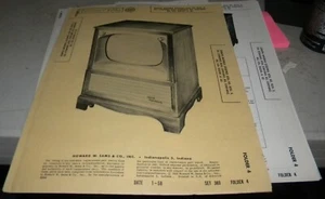 ZENITH TELEVISION RECEIVER - 12 MODELS (SAMS PHOTOFACT 383-4) - Picture 1 of 1