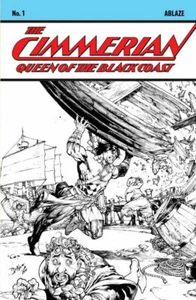 CIMMERIAN QUEEN OF BLACK COAST #1 BENES B&W VARIANT ABLAZE COMICS INDY CONAN - Picture 1 of 1