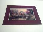 Lamplight Manor Print by Thomas Kinkade in 11 x14 Matte with COA 