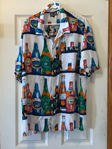 BAR CODE BEER BOTTLES SHIRT SIZE XXL CHEST IS 27" LENGTH IS 32" - Picture 1 of 4