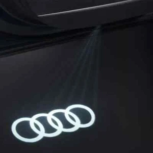 Luci cortesia LED Logo AUDI A1 A3 A4 A6 Q3 Logo audi cerchi sottoporta audi - Foto 1 di 2
