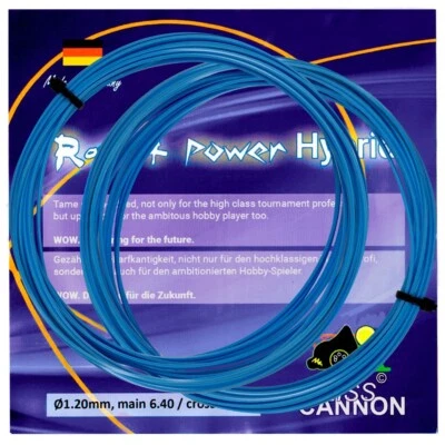 Weiss Cannon Blue Rock'n Power Hybrid Tennisschnur - 1,20 mm/17