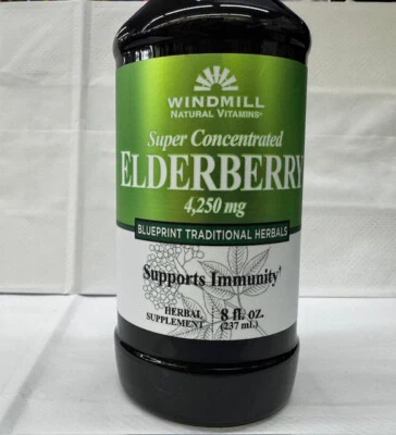 WINDMILL SUPER CONCENTRATED ELDERBERRY 4,250 MG (8FL OZ.) — 第 1/3 张图片
