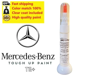 For MERCEDES-BENZ 149 POLAR WHITE Touch up paint pen with brush (SCRATCH REPAIR)