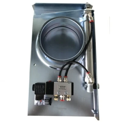 Pneumatischer Schieber Absperrschieber D160 230V Druckluft Späneabsaugung  - Bild 1 von 2