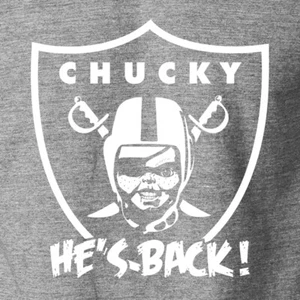 Camiseta Oakland Raiders CHUCKY IS BACK Fútbol Super Bowl Jon Gruden - Imagen 1 de 12