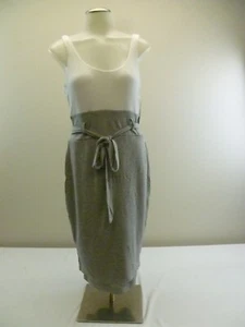 NEW Women's Bailey/44 High Waisted Tie dress-Medium, White/Gray - Picture 1 of 9