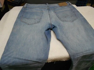 Herren American Eagle Original Straight NexT --- blaue Denim Jeans 32 x 33 (eigentlich) - Bild 1 von 4