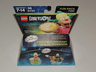 LEGO DIMENSIONS BUILDING TOY SET 71227 *NEW!* KRUSTY & CLOWN BIKE - Image 1 of 2