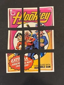 1974 Topps Wacky Packages 9th Series 9 Hookey Hockey Checklist Puzzle 9 Card Set - Picture 1 of 2