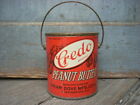 Vintage Credo 1 Pound Peanut Butter Tin Cream Dove Mfg Co Binghamton Ny -nice-