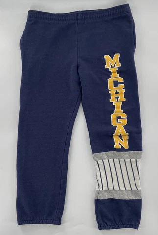 VINTAGE Nutmeg NCAA Michigan Wolverines Sweatpants Joggers Adult Men's Medium M Cover