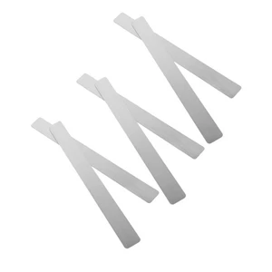 6 Pcs Bulletin Board Strip Iron Strips Adhesive Metal Plate for Magnets - Picture 1 of 12