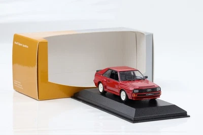 1:43 Minichamps Audi Sport Quattro ( Corto) Rosso 1984 Rivenditore - Immagine 1 di 4