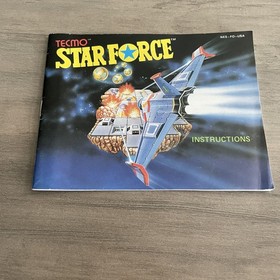 NES Star Force Instruction Manual Only &ndash; Tecmo &ndash; Original Nintendo NES
