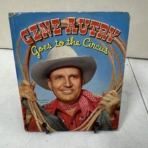 Gene Autry Goes to the Circus Hardback 1950 Whitman Publishing Vintage Cowboy - Picture 1 of 7