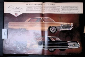 1963 Cadillac Sixty-Two Coupe & Fleetwood Sixty Special Sedan Print Ad 49927 - Picture 1 of 1