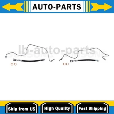 2X Rear Outer Brake Line Hose Sunsong For For Audi TT 2000 2001 2002 2003 2004 Foto 1 de 4