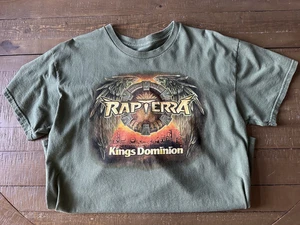 Kings Dominion Rapterra Achterbahn Statistiken Shirt - Größe Large - Bild 1 von 2