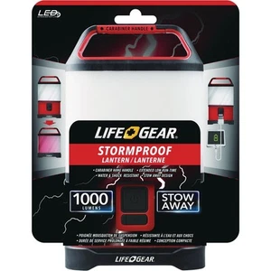 Life Gear Lanterna Pieghevole a LED in ABS Rosso e Nero Antitempesta 41-3760 Confezione da 2 - Foto 1 di 1