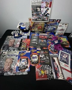 NASCAR 21 oggetti collezione cerchio vincitore lotto auto bandiere Stewart Earnhardt arrugginito - Foto 1 di 12