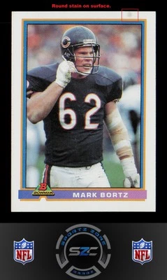 Mark Bortz - 1991 Bowman Card# 70 - Image 1 of 2