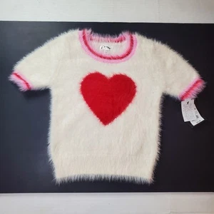 Girls Heart Pullover Sweater Size L (10/12) - Art Class Brand New W/Tags - Picture 1 of 4