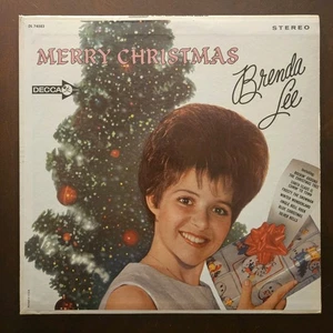 Merry Christmas From Brenda Lee LP Vinyl Record DL 74583 Rockin Around Xmas Tree - Picture 1 of 9