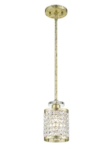 Livex Lighting 50560 Grammercy 1 Light Mini Pendant - Gold - Picture 1 of 11