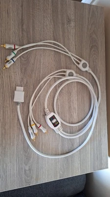 Nintendo Wii Component AV TV 5RCA YPbPr HD Connector Cable - Image 1 of 3