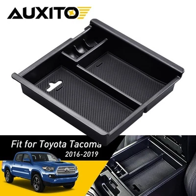 Organizador de caja de almacenamiento central consola auto auto auto auto para Toyota Tacoma 2017-2019 Foto 1 de 4
