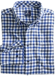 NEU MIT ETIKETT JOHNNIE-O WAKE TUCKED MILLBANK KARIERTES KARIERTES BUTTON-DOWN-HEMD Large - Bild 1 von 11