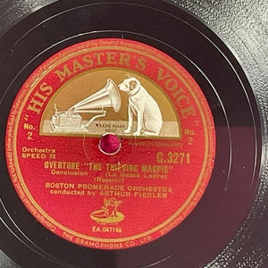 Overture "The Thieving Magpie 78 RPM Single Record - Picture 1 of 4