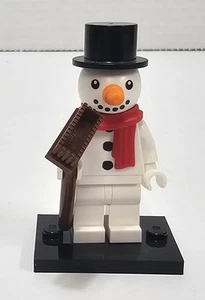 LEGO 71034 Serie 23 Minifigure Pupazzo di Neve con Base Completo Ritirato - Foto 1 di 4