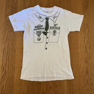 Vintage 1970s Elvis Costello Armed Forces Single Stitch Tee Shirt Made In USA S - Picture 1 of 9