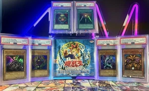 1st Edition LOB Asian English Booster Box + PSA Graded Chase Cards - Picture 1 of 20