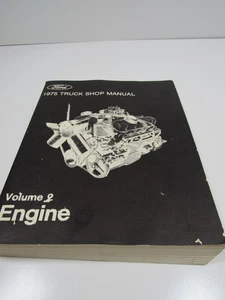 Original 1975 Ford Shop Manual Volume 2 Engine FPS 365-127-75B #BS - Picture 1 of 9