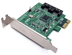 HighPoint Rocket/RocketRAID 62X RocketHybrid 122X Dual Port SATA Host Adapter - Picture 1 of 11