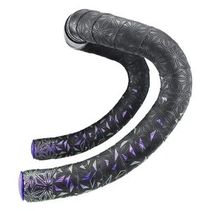 SUPACAZ Super Sticky Kush Bicycle Handlebar Tape - Star Fade Purple Refractor - Picture 1 of 8