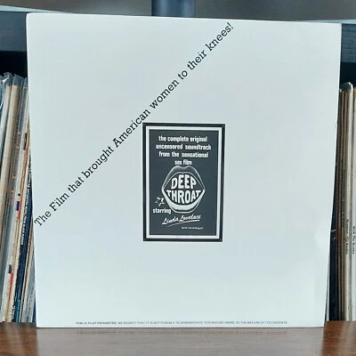 Deep Throat DEMO WHITE LABEL ost Uncensored  Soundtrack + Dialogue 1975 - Image 1 of 4