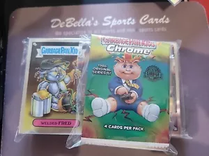 2022 Topps Chrome Garbage Pail Kids Original Series 5 Complete Base 100 Card Set - Picture 1 of 4