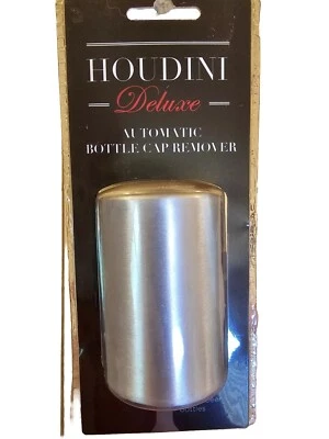 Deluxe Automatic Bottle Cap Remover Opener Beer/Soda by Houdini, NEW - Image 1 of 4