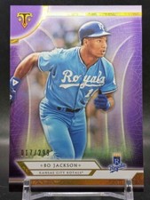 Bo Jackson 2018 Topps Triple Threads Purple Amethyst Serial Numbered 17/299 Kan