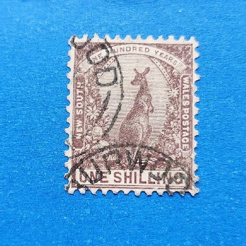 Australian States Stamp, New South Wales, Scott 118 Used Cover