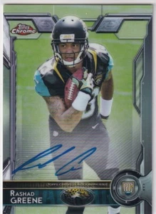 RASHAD GREENE 2015 Topps Chrome Rookie Auto #147 Jaguars - Picture 1 of 2