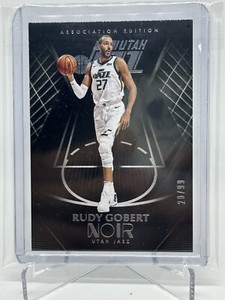 2019-20 Panini Noir Association Edition Holo Silver /99 Rudy Gobert #19